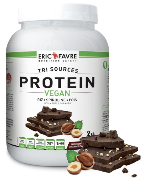 Protéines végétales tri-source, Protein Vegan, chocolat